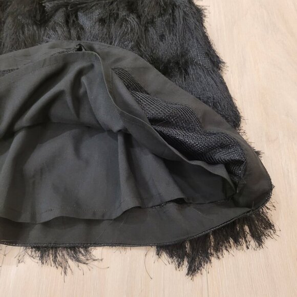 NWT BANANA REPUBLIC | Fringe Feather Flapper Skirt | Sz. XS - Picture 6 of 8